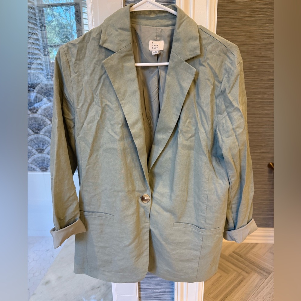 A new day xs green blazer
